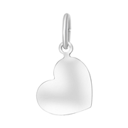 Zilveren hanger graveerplaat hart (1052180)