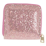 Roze portemonnee met glitter (1057100)