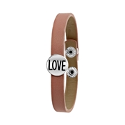 Byoux armband lichtroze love (1052381)