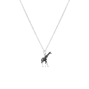 Zilveren ketting&hanger giraf (1052432)