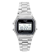 Digitale Armbanduhr mit einem Edelstahlarmband von Regal (1052938)