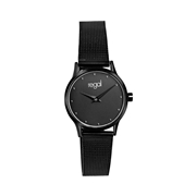 Regal horloge met een zwarte kast en band (1053440)