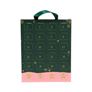 Adventkalender met goudkleurige oorbellen (1057469)