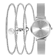 Edelstahl-Set Endless Armbänder&Armbanduhr (1057558)