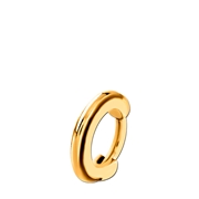 Stalen helixpiercing goldplated ring clicker (1054636)