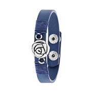 Blaues Byoux Armband mit Rosen-Amulett (1054716)
