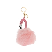 Flauschiger Schlüsselanhänger Flamingo (1054894)