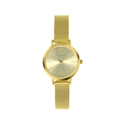 Endless horloge met goudkleurige mesh band (1057727)
