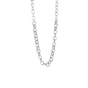 Silberfarbene Bijoux-Halskette (1057732)