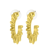 Goudkleurige statement bijoux oorbellen (1057737)