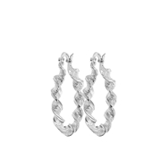 Zilverkleurige bijoux ooringen (1057770)
