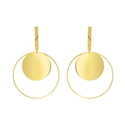 Goudkleurige bijoux oorbellen (1057794)