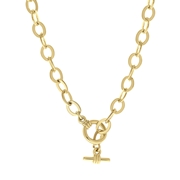 Goldfarbene Bijoux-Halskette (1057804)