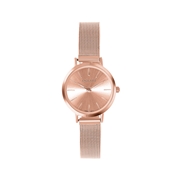 Endless-Armbanduhr mit rosafarbenem Mesh-Armband (1057811)