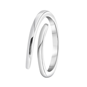 Zilverkleurige bijoux ring (1055298)