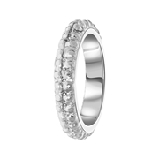 Silberfarbener Byoux Ring, breit (1055320)