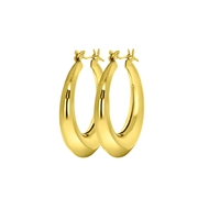 Goudkleurige bijoux oorringen (1057996)