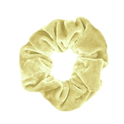 Gele velvet scrunchie (1058039)