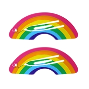 Haarclipjes voor kids regenboog (1058113)