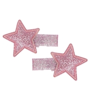 Haarklammern mit rosafarbenen Sternen (1058119)