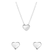 Zilveren set hart (1055684)