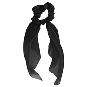 Zwart scrunchie met sjaaltje (1058348)