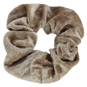 Velvet scrunchie beige (1058581)