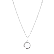 Zilveren ketting&hanger Gemstone moonstone (1058596)