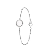 Zilveren armband Gemstone moonstone (1058602)