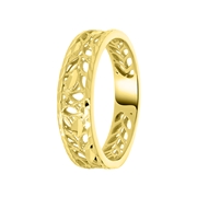 Ring, 375 Gold, offen gearbeitete Blätter (1058780)