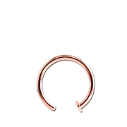 Nasenpiercing-Ring aus rosévergoldetem Edelstahl (1056438)