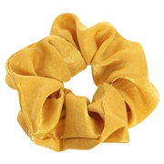 Oker gele scrunchie satijn look (1059019)