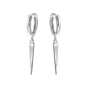 Zilveren oorbellen pegels (1056526)