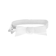Elastisches Kinderarmband in Weiß mit Schmetterling-Anhänger (1059158)