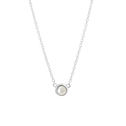 Halskette, 925 Silber, mit Perle (1059314)
