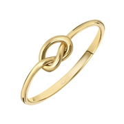 14 karaat geelgouden ring knoop (1059526)