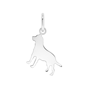 Zilveren hanger hond (1059658)