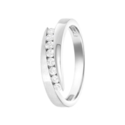 Ring, 925 Silber, matt/glänzend, mit Zirkonia (1060987)