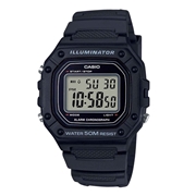 Casio Sports Digitaal Heren Horloge Zwart W-218H-1AVEF (1061066)