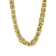 Halskette, Edelstahl, vergoldet, mit Königsglied (1061247)