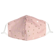 Fashion mondkapje roze sterren (1061295)