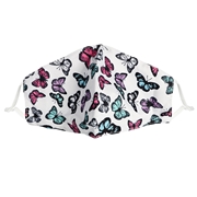 Fashion mondmasker met vlinders (1061460)