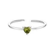 Ring, 925 Silber, Love-Month-Stone, Herz (1061657)