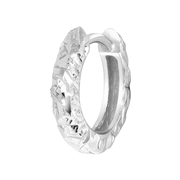 Zilveren helixpiercing diamond cut (1061717)