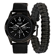Regal Cadeau Set Heren Horloge Zwart (1062025)