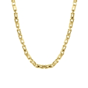 Halskette, Edelstahl, vergoldet, mit Königsglied (1062423)