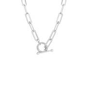 Halskette, Edelstahl, mit T-Bone-Schließe (1063239)