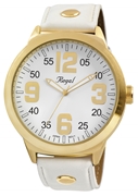 Regal Armbanduhr XL weiß / gold R23808-161 (1006140)