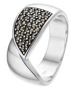 Zilveren ring markasiet (1020758)