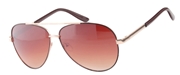 Sonnenbrille mit schwarz/rosa Rahmen und braunen Gläsern (1021574)